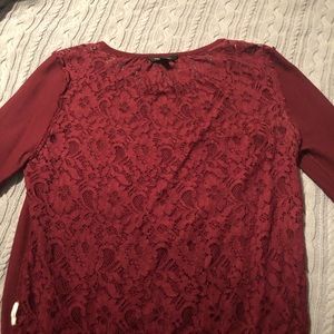 Lace sweater